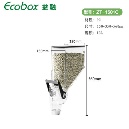 A Supermarket Household Candy Fried Goods Snacks Nuts Wall-mounted Self-service Pull-down High Transparency Moisture-proof Sealed Gravity Food Box