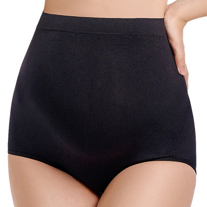 A maternity underwear high waist comfortable first, middle and late pregnancy support seamless breathable high elastic briefs women