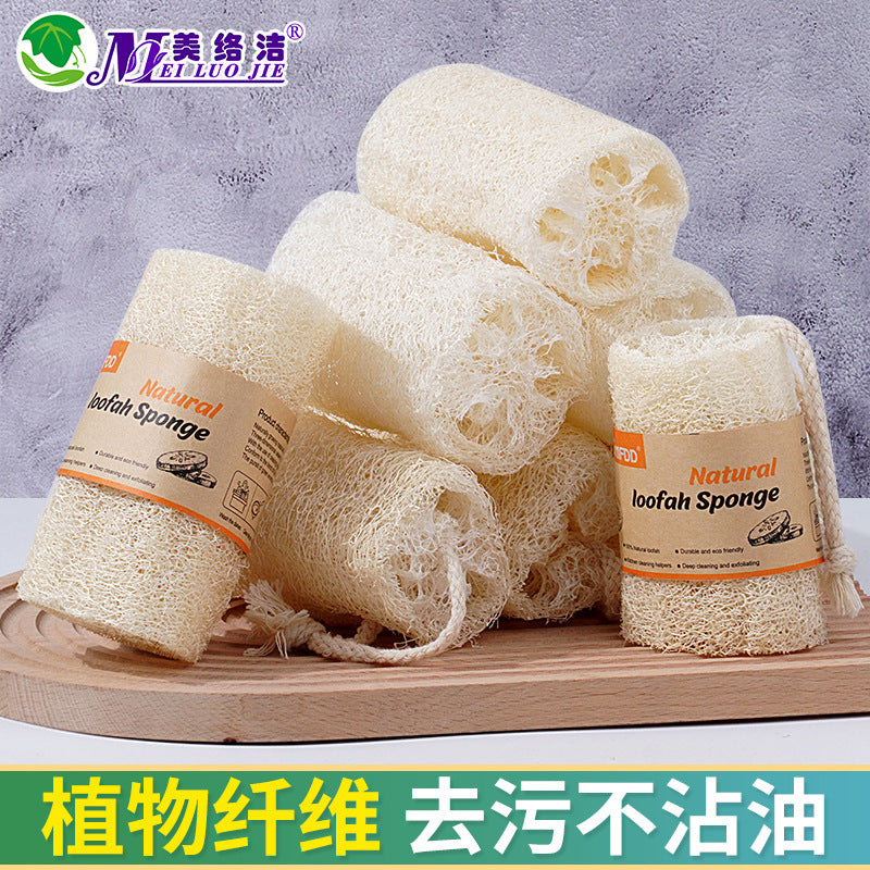 A loofah, brush pot, artifact, kitchen cleaning, non-staining dishcloth, dishcloth, natural loofah, scouring pad