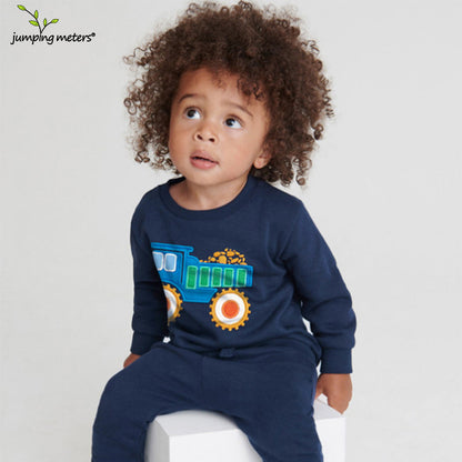 A Autumn new boys sweater European and American style medium and small children's excavator boys sweater children's tops distribution