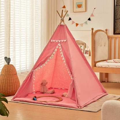 A Indian Tent Children's Indoor Small Tent Outdoor Camping Princess Castle Play House Toy House