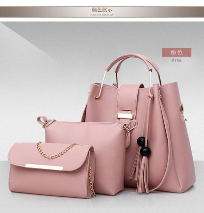 A-bag Women's Cross border 2023 New European and American Handheld Women's Bag Fashion One Shoulder Water Bucket Women's Box Baozi Mother Bag Mommy