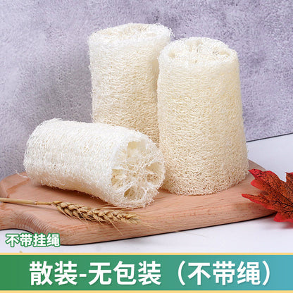 A loofah, brush pot, artifact, kitchen cleaning, non-staining dishcloth, dishcloth, natural loofah, scouring pad