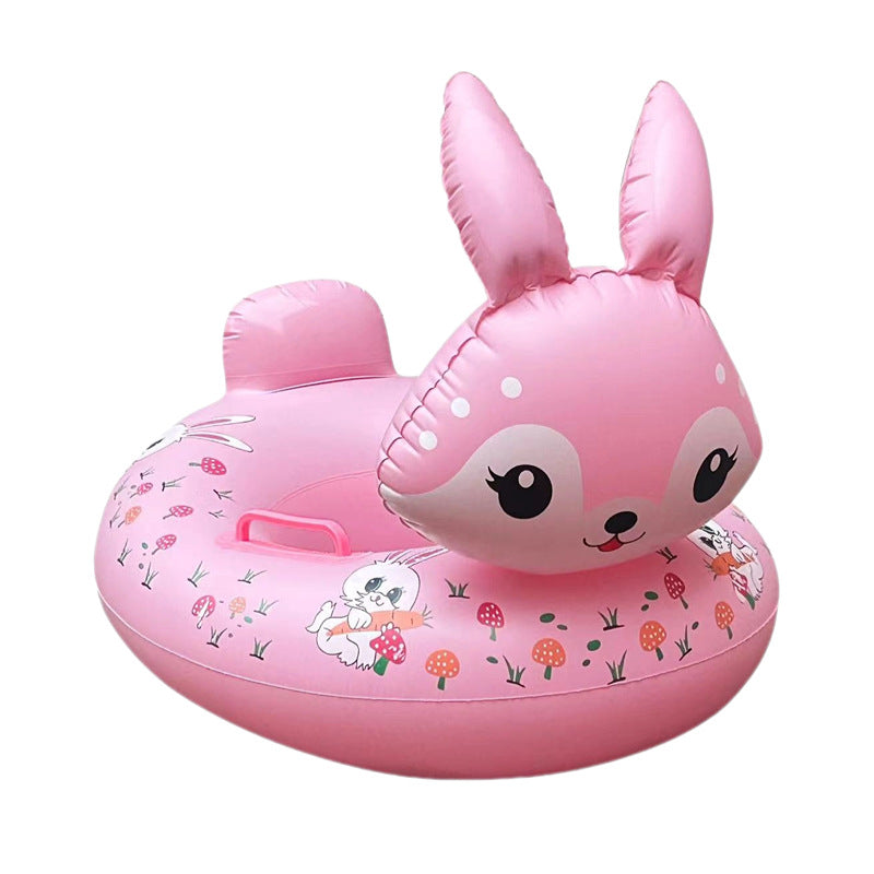 A Water Seat Ring Children's Swimming Seat Ring Animal Pattern 17 Patterns to Choose from 0-5-year-old Baby Seat Ring