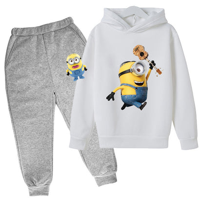 A children's hoodie set sweater trousers spring and autumn explosion new South East Asia Europe and the United States cartoon cute boys and girls