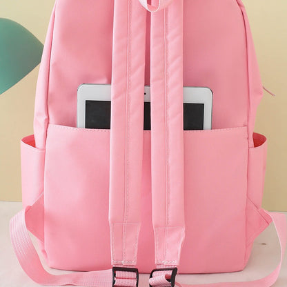 Una nueva mochila escolar, mochila de mujer, mochila de estudiante de alto valor, mochila de gran capacidad, mochila pequeña y fresca, mochila coreana, mochila 