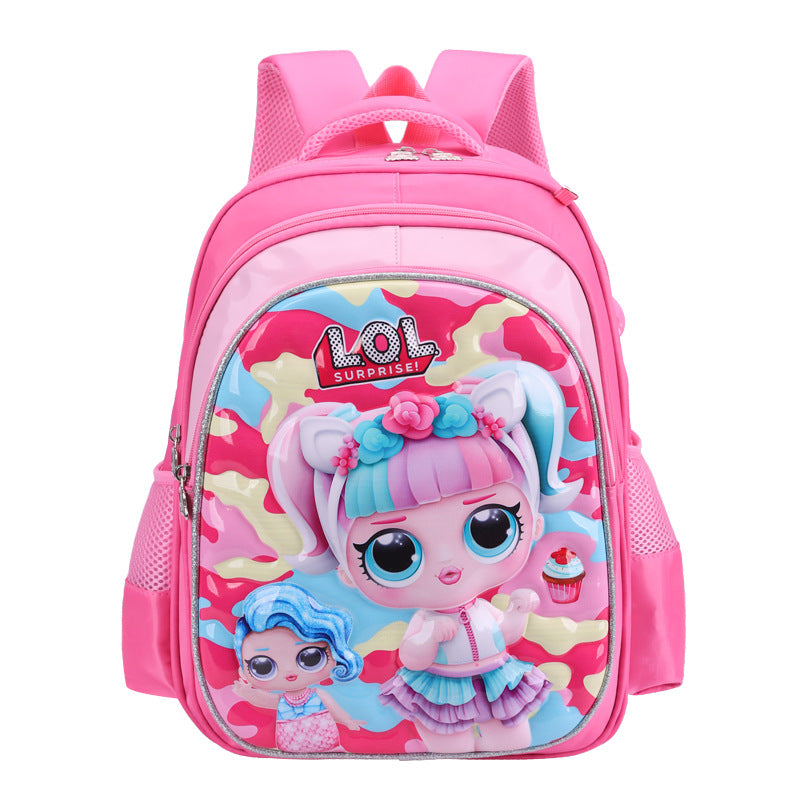 A Factory spot new foreign single three-piece backpack boys, girls, primary school students, children's trolley schoolbags, large capacity