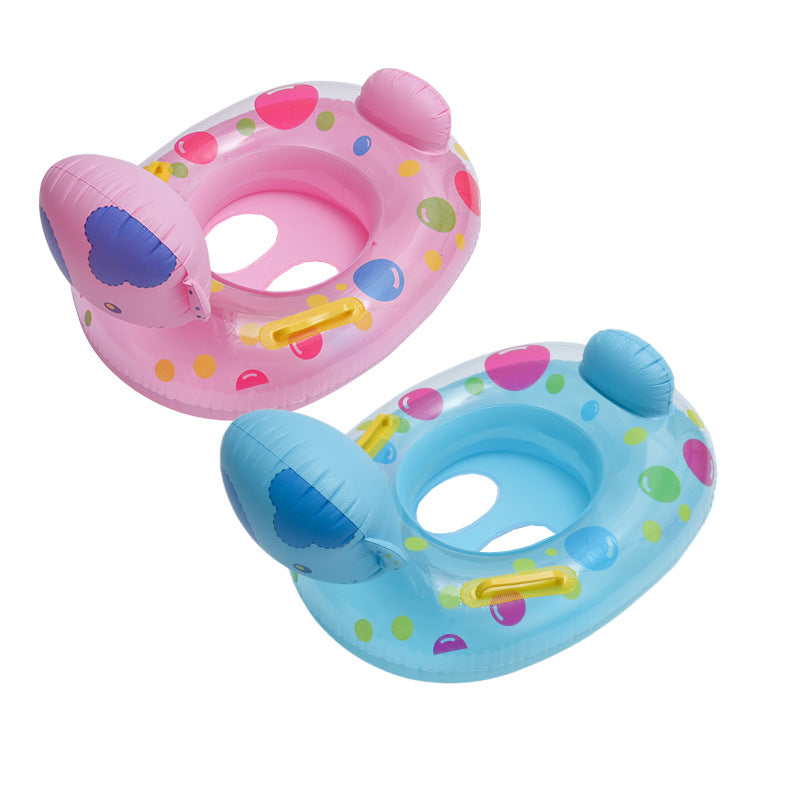 A Water Seat Ring Children's Swimming Seat Ring Animal Pattern 17 Patterns to Choose from 0-5-year-old Baby Seat Ring