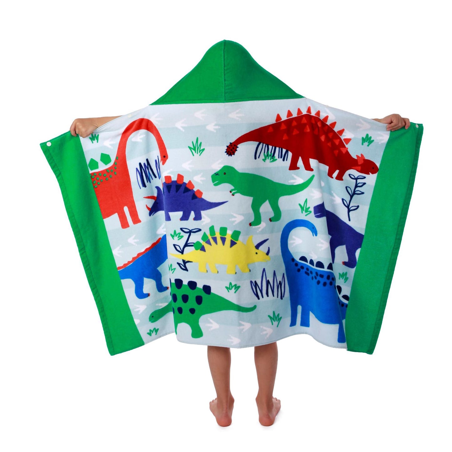 A mazon cartoon beach towel, European and American sizes, children can wear bath towels in the bathroom, pure cotton hooded bath towel bathrobe, 100% COTTON 0.4KG