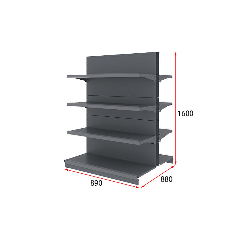 A Convenience store shelves Supermarket shelves Display shelves All-iron multi-layer snack shelves Double-sided mid-island laminate Container wholesale