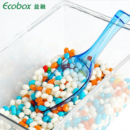 A food supermarket plastic box food box accessories color special transparent candy snack dried fruit spoon dried fruit clip