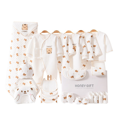 Newborn clothes gift box baby cotton suit newborn full moon baby set box meet gift supplies daquan