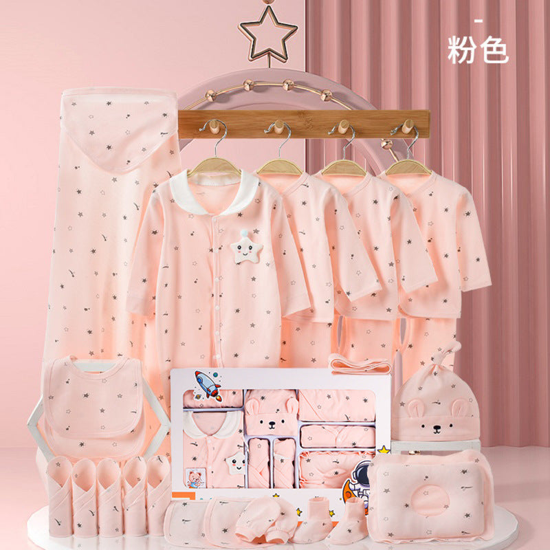 Caja de regalo de ropa para bebé, conjunto para recién nacidos, niños y niñas, suministros de otoño e invierno, luna llena, regalo de cien días al por mayor, 1,5 kg