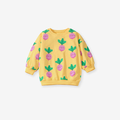 A Autumn Girls Sweater Set Medium and Small Children's Children's Clothing Cute Long Sleeve Children's Clothing Set