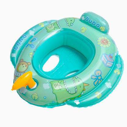 Large padded car horn boat steering wheel cross-border covered swimming ring infant swimming seat