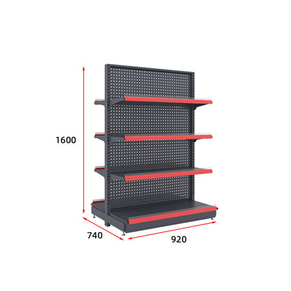 A Convenience store shelves, boutiques, snack store shelves, double-sided hole board display racks, supermarket shelf display racks