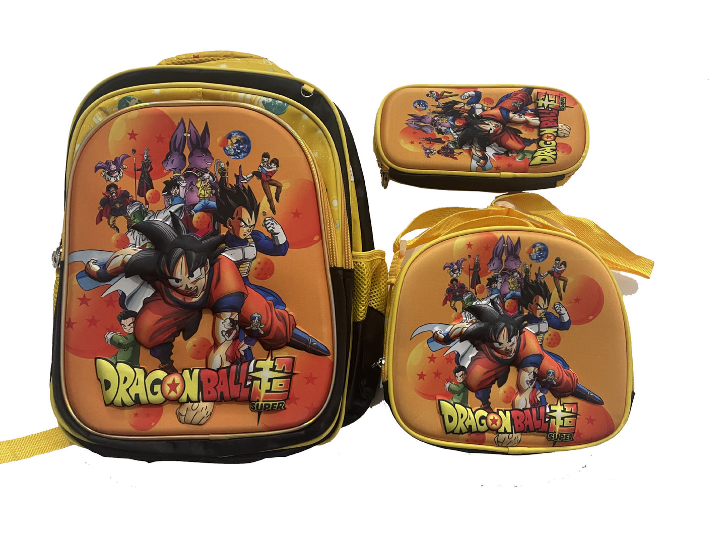 A Shaodong Cartoon Set with Lights, School Bag, Pull Rod, Double Shoulder School Bag, Detachable Three Piece Set with Film and Lights, Children's Backpack