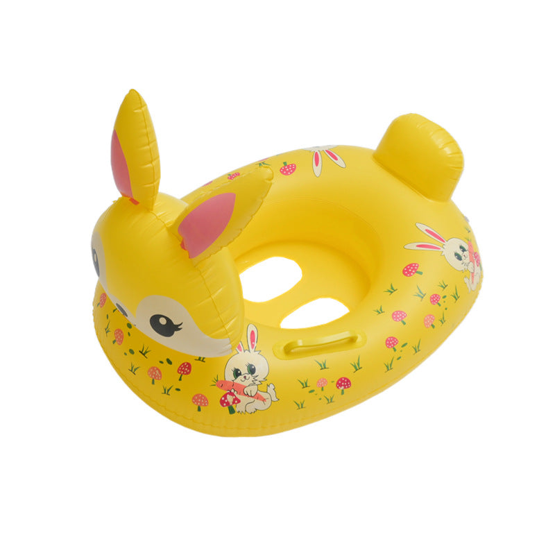 A Water Seat Ring Children's Swimming Seat Ring Animal Pattern 17 Patterns to Choose from 0-5-year-old Baby Seat Ring