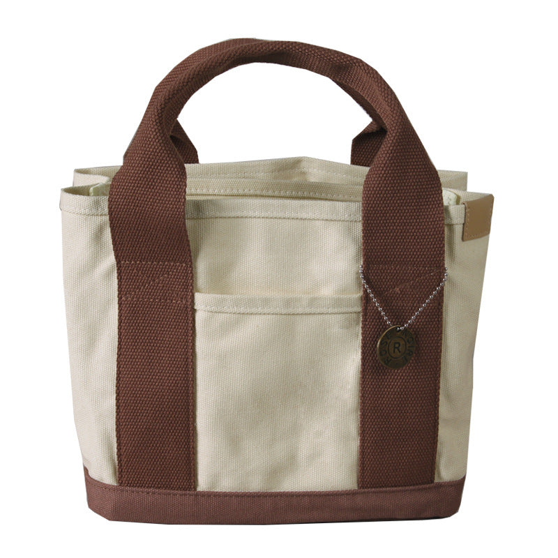 Bolsa de lona, ​​bolsa de almuerzo, bolso de mano, 16 Un bolso de mano de lona para mujer, 0,36 kg 