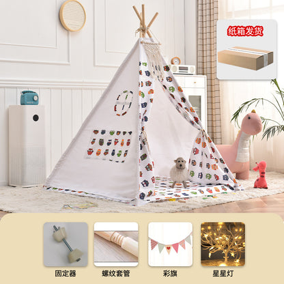 A little flying goose children's tent boys and girls play house small house kindergarten activities foldable tent small tent