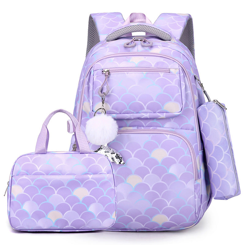 A pupils&#039; schoolbags are light, girls&#039; and boys&#039; three-piece high-value minority schoolbags, and girls&#039; school backpacks.