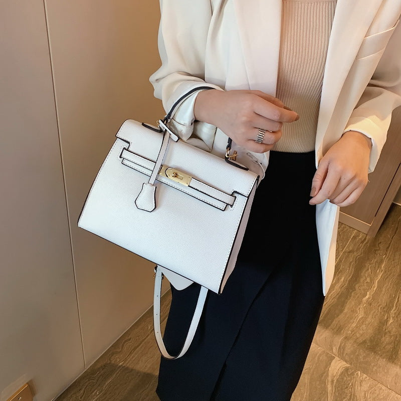 Bolso cruzado Kelly con patrón cruzado, bolso bandolera portátil para mujer, 0,78 kg 