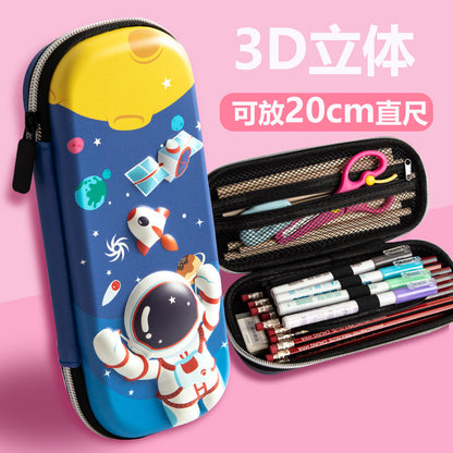 A Korean girls&#039; pencil case creative EVA girls&#039; heart stationery bag large-capacity pencil case for male and female primary school students