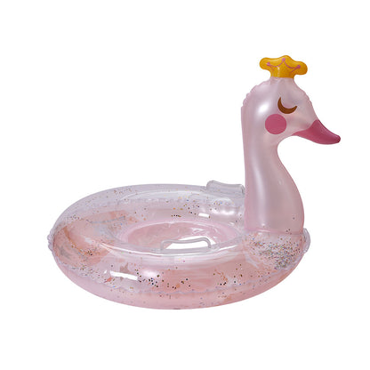 A New animal shape swimming seat with handle, cute PVC inflatable thickened lifebuoy, children's swimming ring batch