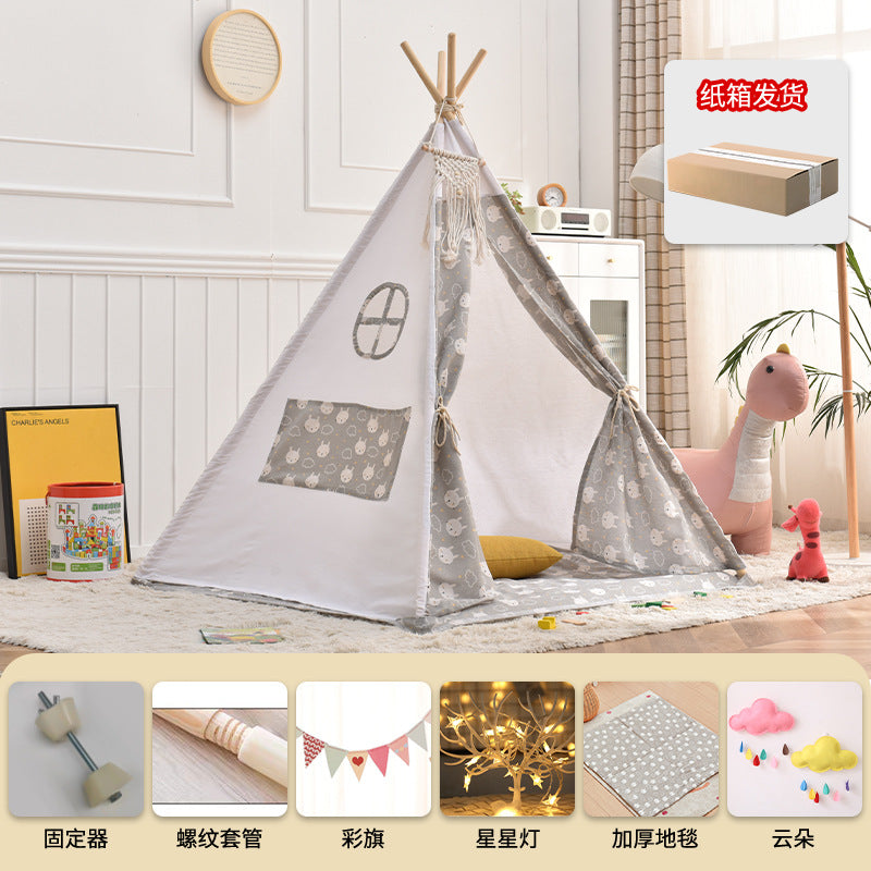 A little flying goose children's tent boys and girls play house small house kindergarten activities foldable tent small tent