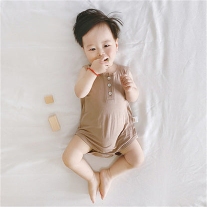 Baby set, summer thin air conditioned suit, high waist belly protection, short sleeve middle pants, pajamas, modal baby boy, summer dress, women, 0.2kg