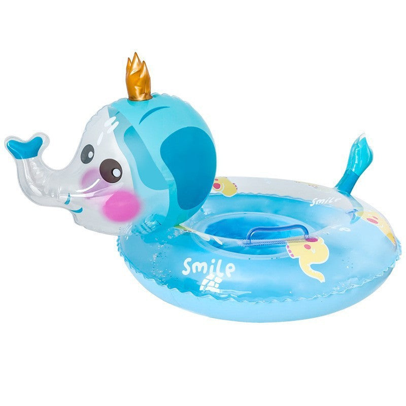 A internet celebrity with water gun airplane seat circle, children's swimming circle, cute cartoon baby water seat circle, inflatable swimming circle