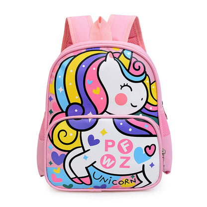 A car children's backpack, new Korean version, stylish backpack for travel, simple and fashionable, kindergarten boys and girls backpack