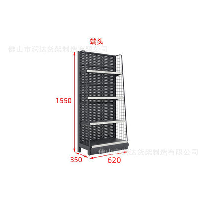 A supermarket shelves wholesale double-sided hole board snacks convenience store shelves supermarket display shelves small supermarket shelves