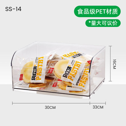 A spot wholesale pet supermarket display food box square loose weighing box transparent plastic candy box miscellaneous grains anti-drop