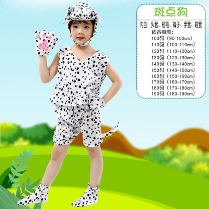 A International Children's Day Animal watch performance clothing Summer short sleeve kindergarten activity children's performance clothing