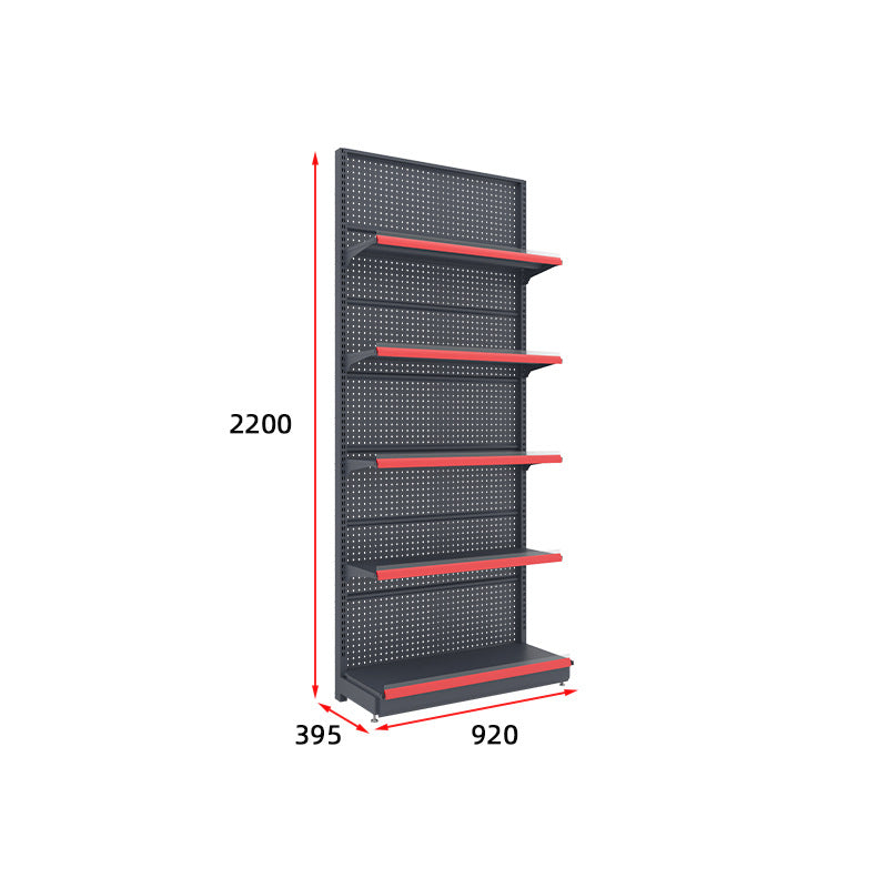 A Convenience store shelves, boutiques, snack store shelves, double-sided hole board display racks, supermarket shelf display racks