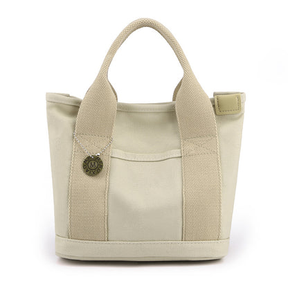 Bolso de mano de lona millelay japonés, bolso pequeño para mujer, 0,35 kg 