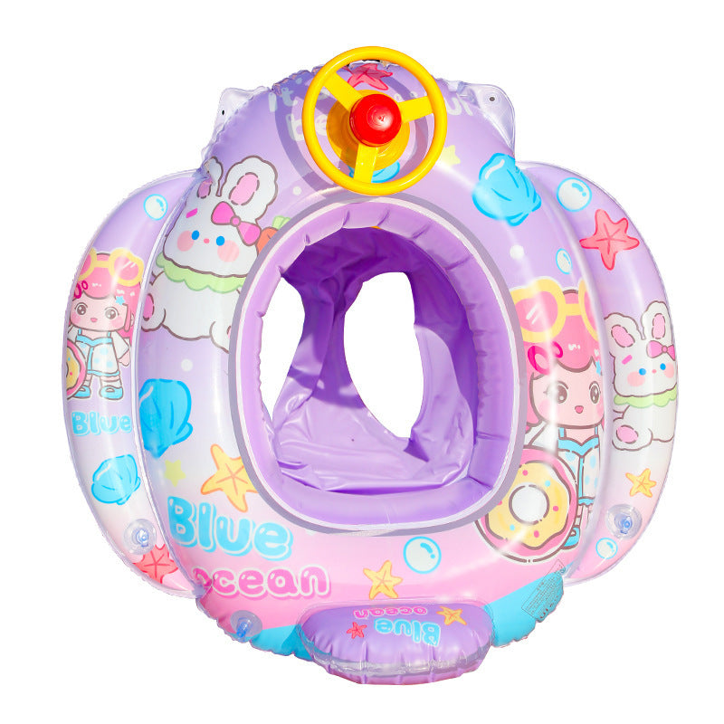 A: Children's baby swimming ring, sitting ring, thickened steering wheel, cartoon infants, armpit ring, seat ring, floating ring, 0-3-6 years old