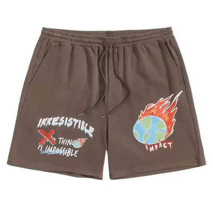 A cross-border 2023 new anime 3d beach pants casual loose men's 3d shorts digital print beach pants