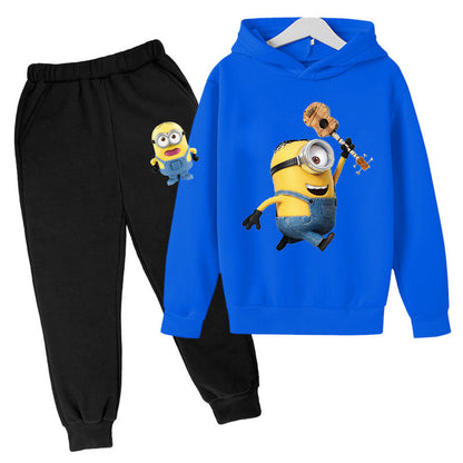 A children's hoodie set sweater trousers spring and autumn explosion new South East Asia Europe and the United States cartoon cute boys and girls