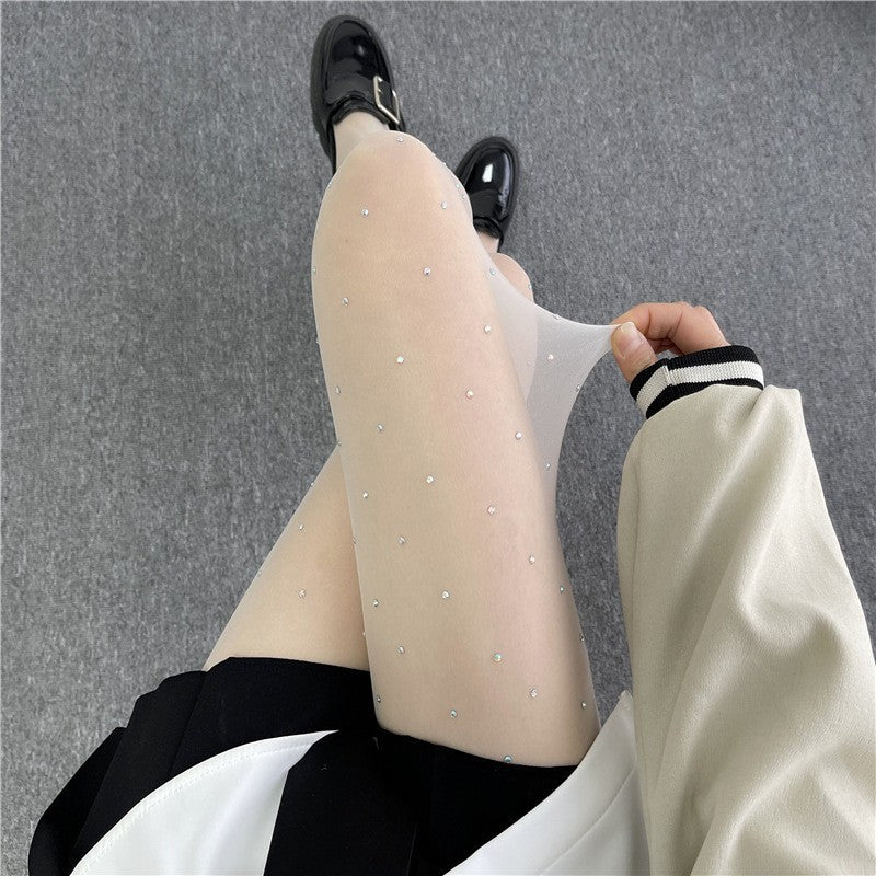 New product recommendation: hot diamond stockings, mesh with diamond black pantyhose, romantic women's diamond diamond diamond thin velvet, can be cut freely