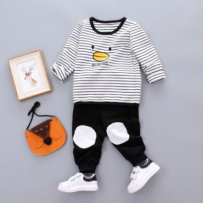 Children's suits, children's clothes, boys' three-piece set, baby boys, spring new handsome spring, 0-3 years old, long sleeves, autumn tide 1kg