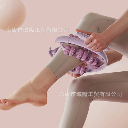 A 26 round leg massager circular leg clamping roller leg muscle relaxation leg massager skinny yoga wheel