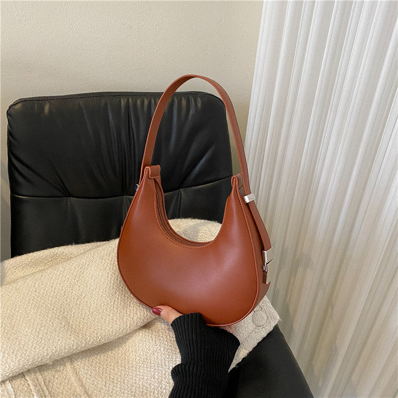 A French niche bag women's 2024 summer popular new trendy and versatile high-end texture fashion shoulder bag underarm bag