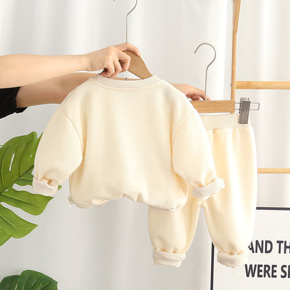 Ropa de otoño para niño, conjunto de dos piezas de cocodrilo de dibujos animados, ropa para niños extranjeros 2023, nuevo bebé guapo, versión coreana de la marea bebé 0,3 kg 