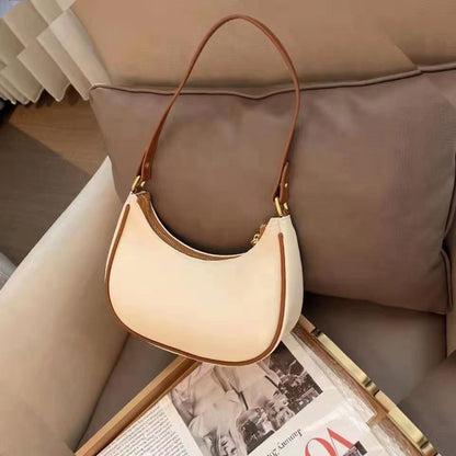 A high-end underarm bag half-moon bag women's new niche design bag 2024 trendy early autumn crescent handbag