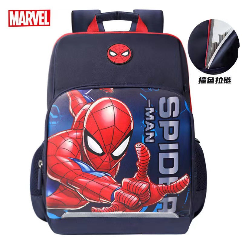 Mochila escolar genuina de Disney Marvel para niños, para estudiantes de primaria, de 1.º a 3.º grado, ligera, de gran capacidad, para niños, venta al por mayor 