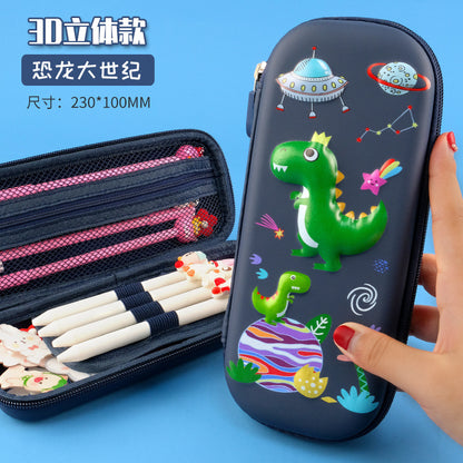 A Pupils cartoon EVA pencil case 3D stereo pencil case cute cartoon creative children&#039;s multifunctional pencil case