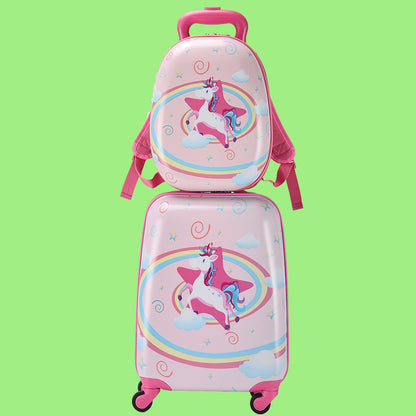 Children's suitcase, school bag, 18 inch universal wheel