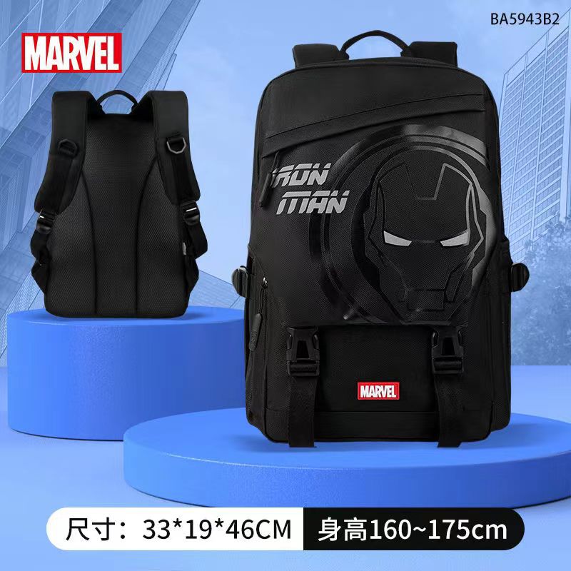 A Disney Marvel genuine children's schoolbag for primary school students 1-3 grade lightweight large-capacity boys' schoolbag wholesale